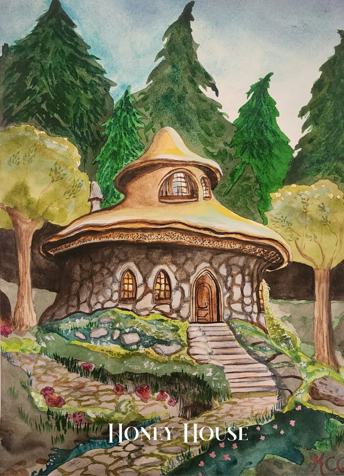 Complete Set Moon Gate Prophecies Watercolor Art Print Collection of 14