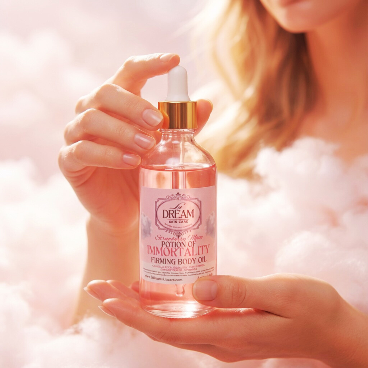 Potion of Immortality Body Firming Oil - Strawberry Moon