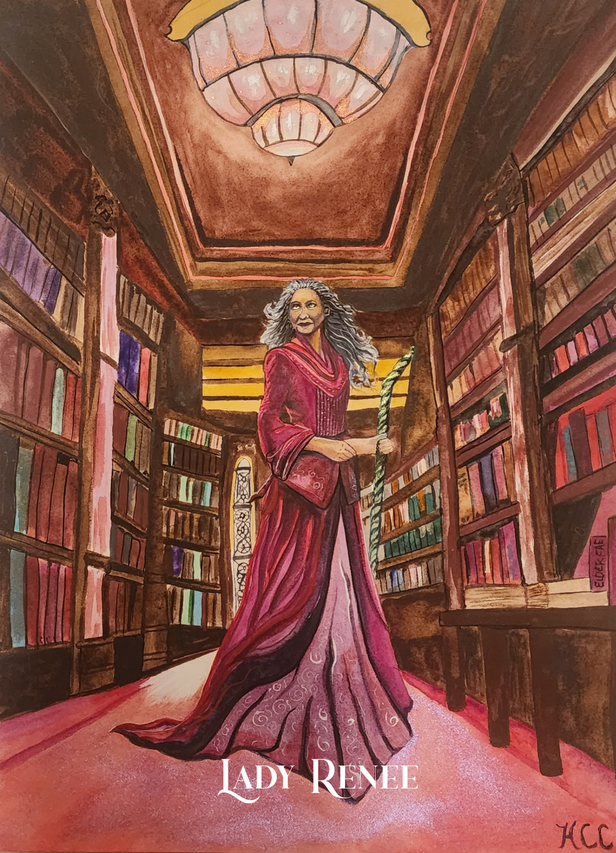 Complete Set Moon Gate Prophecies Watercolor Art Print Collection of 14