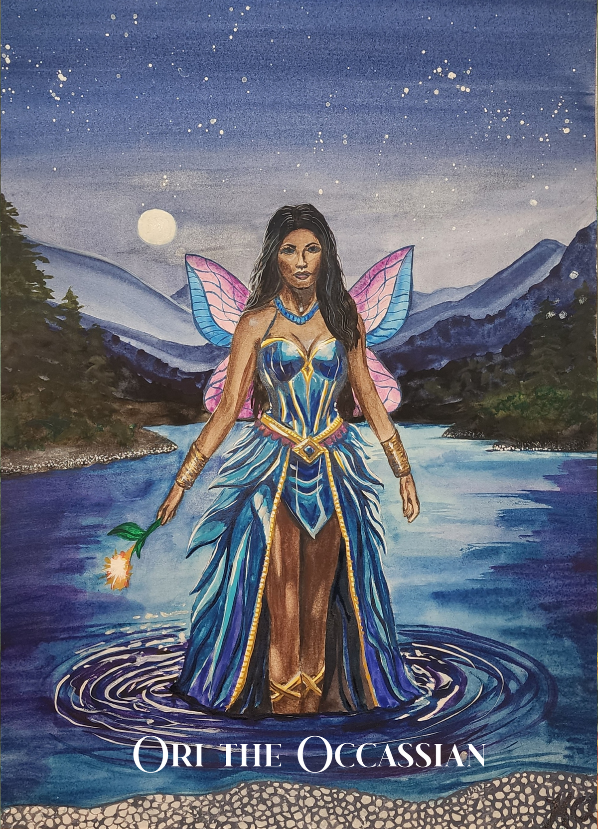 Complete Set Moon Gate Prophecies Watercolor Art Print Collection of 14