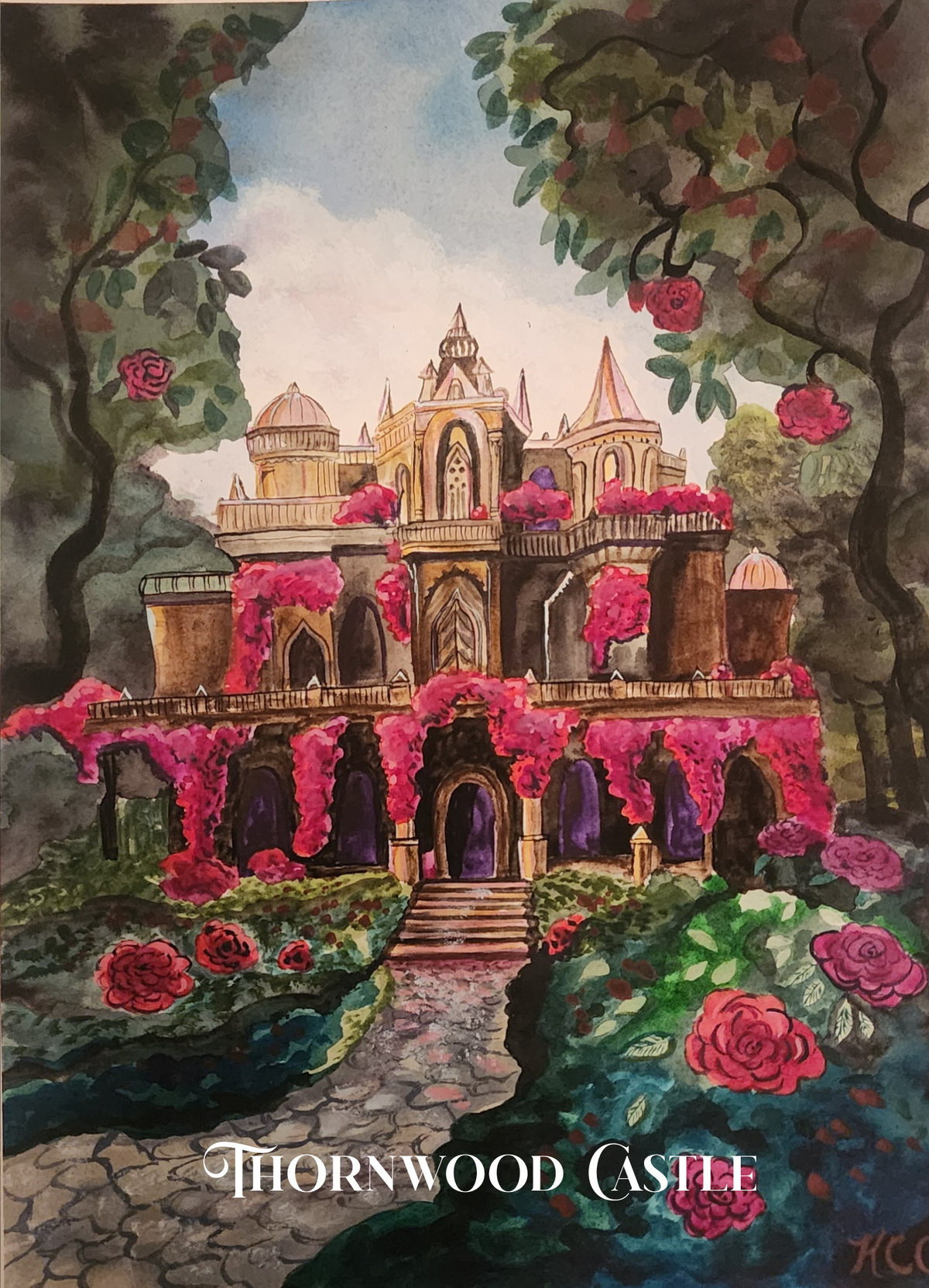 Complete Set Moon Gate Prophecies Watercolor Art Print Collection of 14